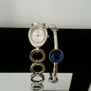 Ladies watch and bracelet bundle